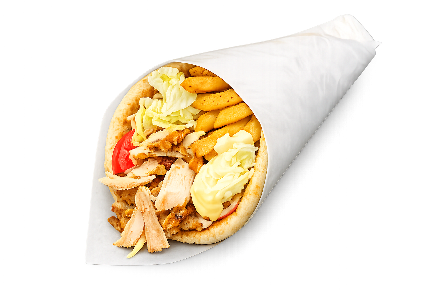 12. Gyros kyckling (Mega)