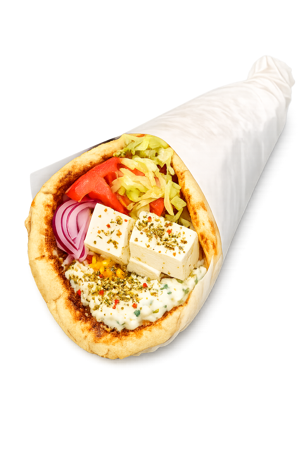 18. Vege halloumi (Mega)