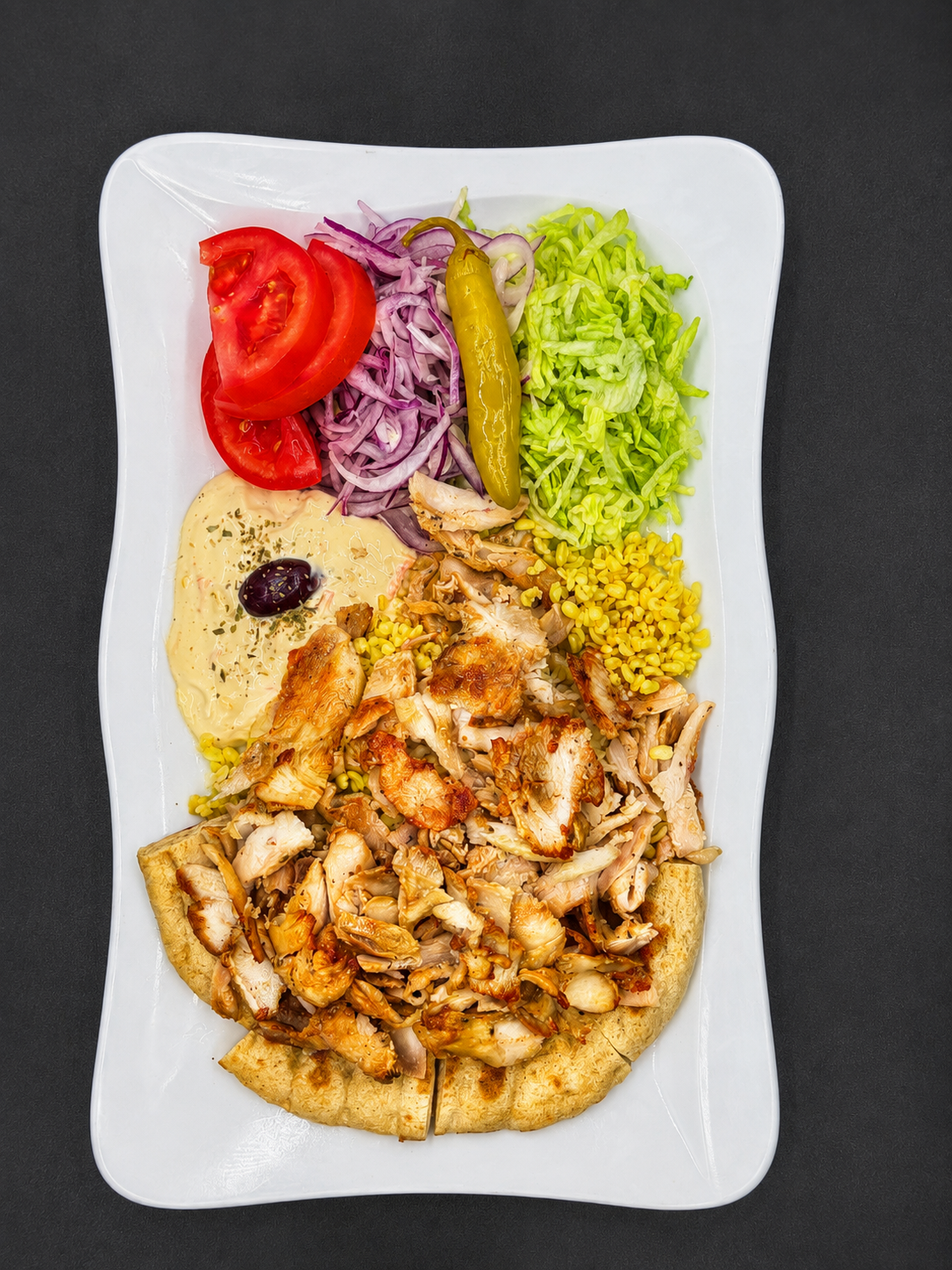 22. Gyros kyckling Tallrik