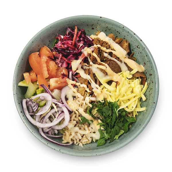 The Vegan Gyro Bowl