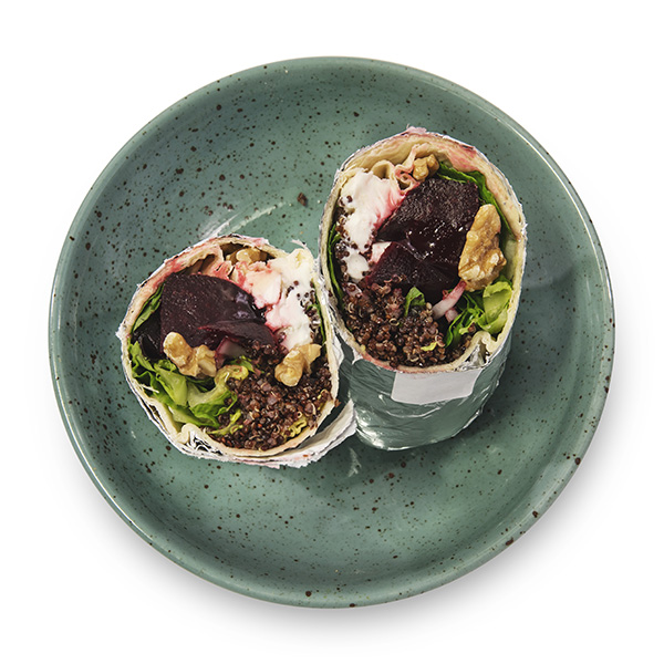 Chevre & Beetrot Wrap